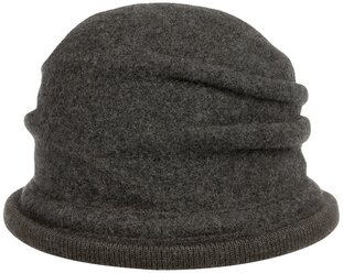 Шляпа клош SEEBERGER 18421-0 BOILED WOOL CLOCHE, размер ONE