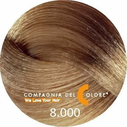 8.000 COMPAGNIA DEL COLORE Интенсивный натуральный светло-русый краска для волос интенсивно натурально русый 100 МЛ оригинал