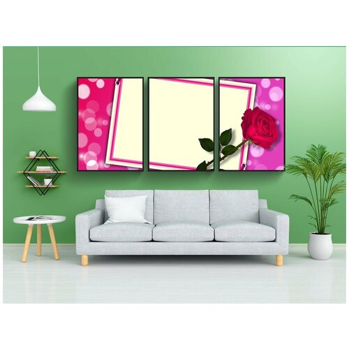 фото Набор модулных постеров для интерьера "дизайн, открытка, текстура" 60x90 см. в тубусе, без рамки lotsprints