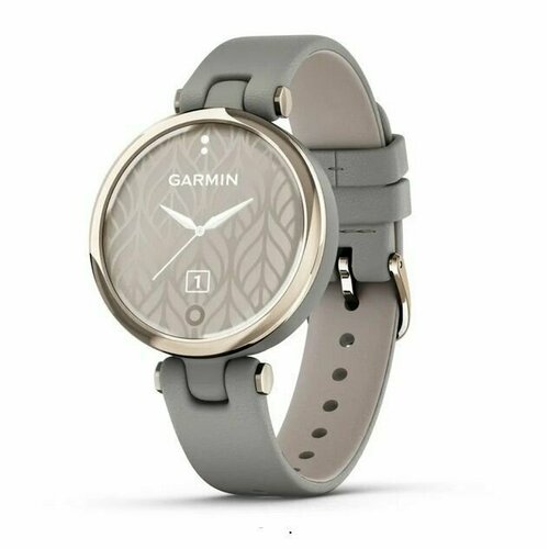 Смарт часы женские Lily Gray Leather с безелем с серым корпусом и ремешком из итальянской кожи Garmin 010-02384-B2 6037500₽