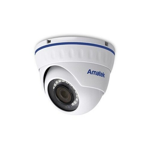 Купольная вандалозащищенная IP видеокамера Amatek AC-IDV802A(3,6) 7000426