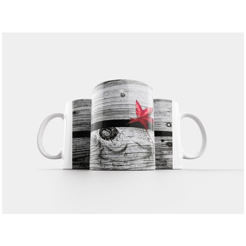 фото Кружка "падение, лист, красный" 320 мл lotsprints