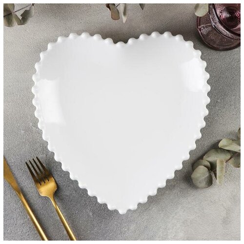 Тарелка Magistro «Сердце», d=25 см