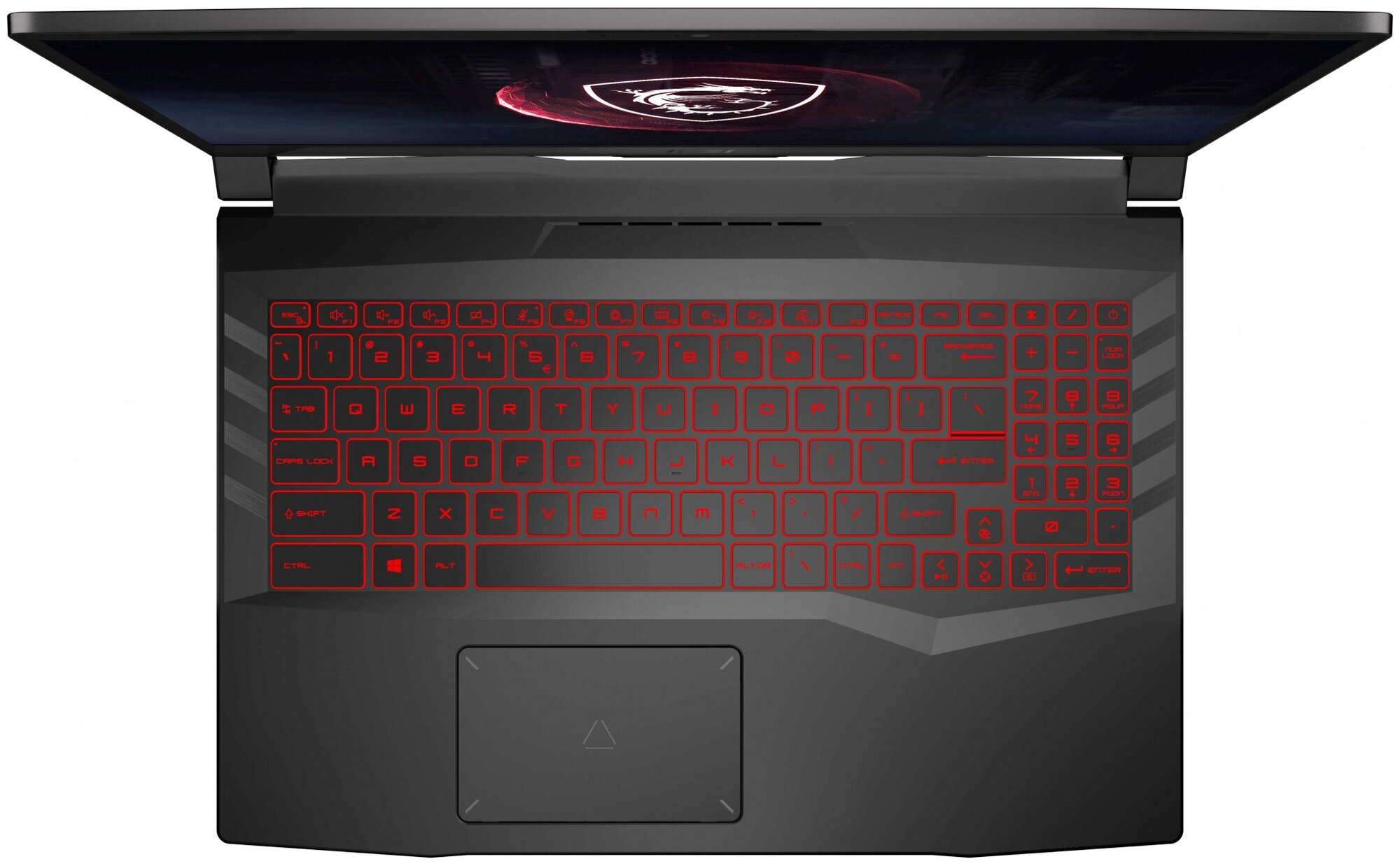 Ноутбук MSI GL66 11UCK-424XRU 156 FHD Intel Core i5-11400H 8Gb 512Gb SSD no ODD NVidia RTX3050 4Gb DOS серый