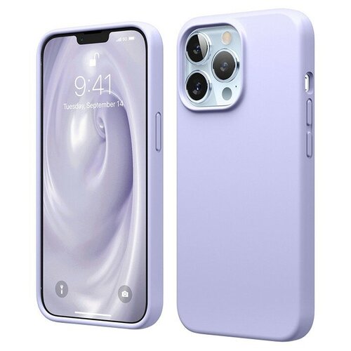 Чехол Elago Soft Silicone для iPhone 13 Pro, фиолетовый