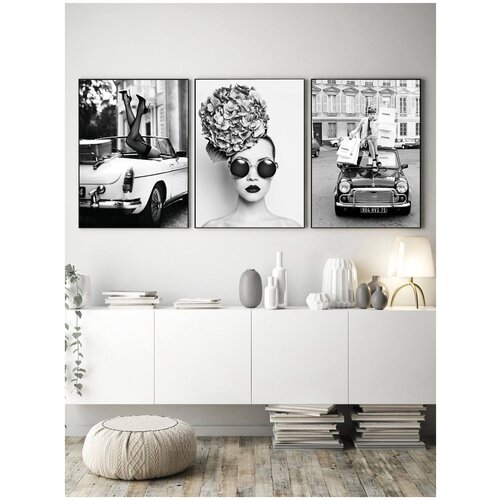 фото Набор интерьерных постеров 40 см х 30 см - "fashion home poster