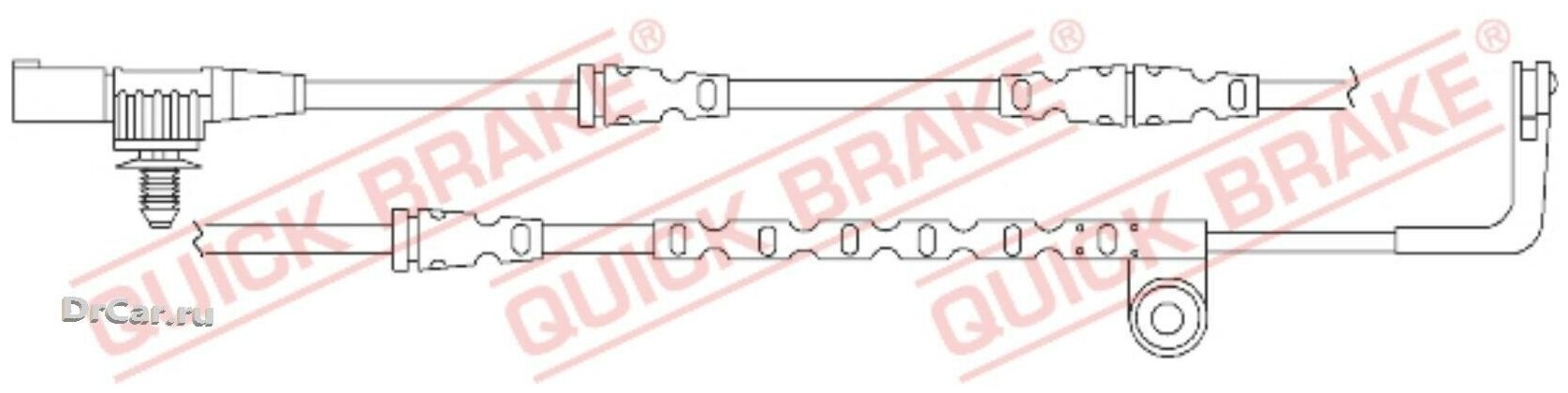 QUICK BRAKE WS0277A датчик износа колодок тормозных