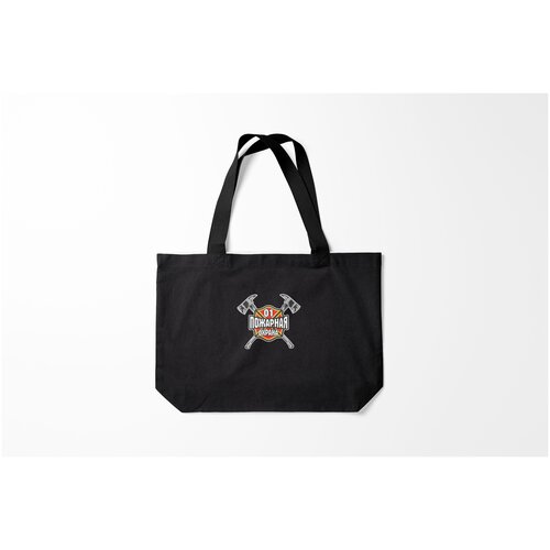 фото Сумка-шоппер / 46х35 см / профессии / пожарная охрана burnettie