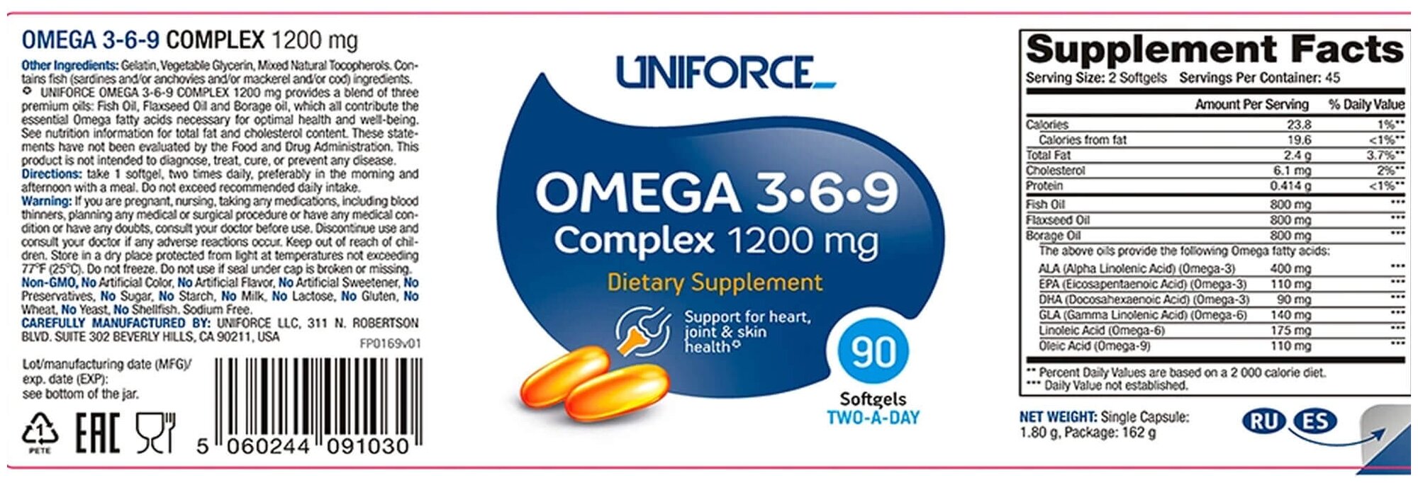 Omega 3 6 7 9 para que sirve