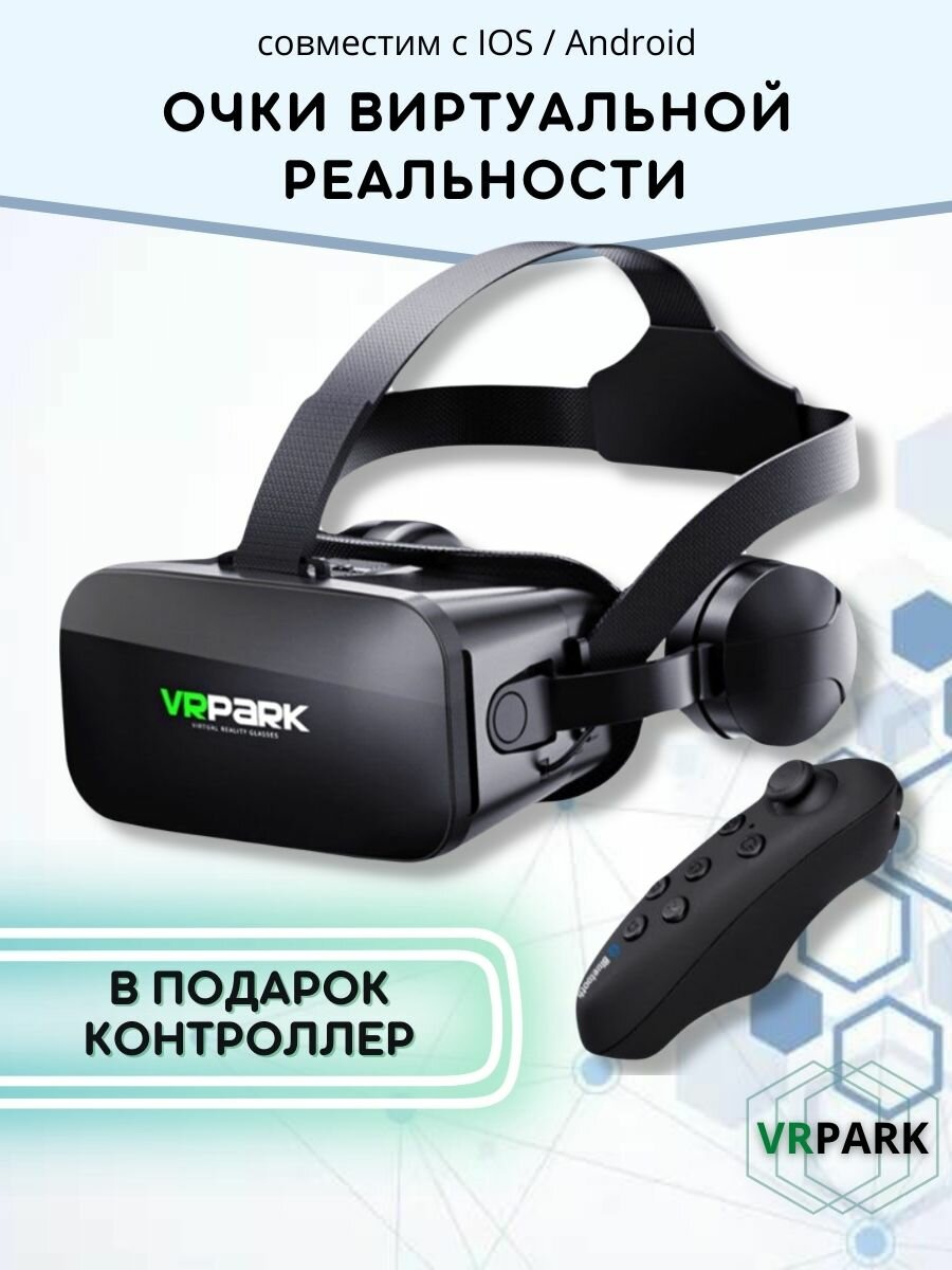 VR очки виртуальной реальности с пультом
