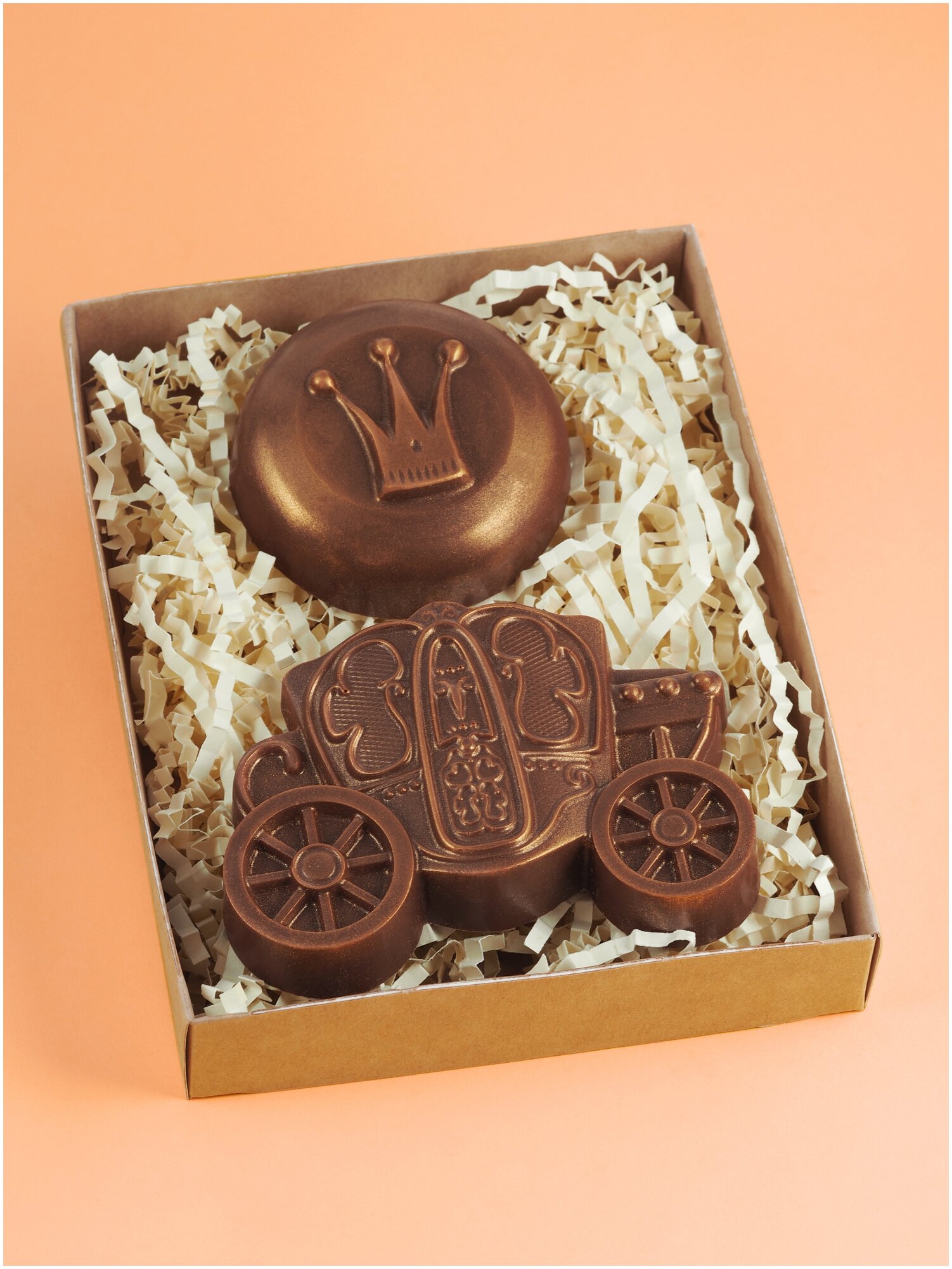 Шоколад фигурный Подарочный шоколадный набор "Принцесса", бельгийский молочный шоколад