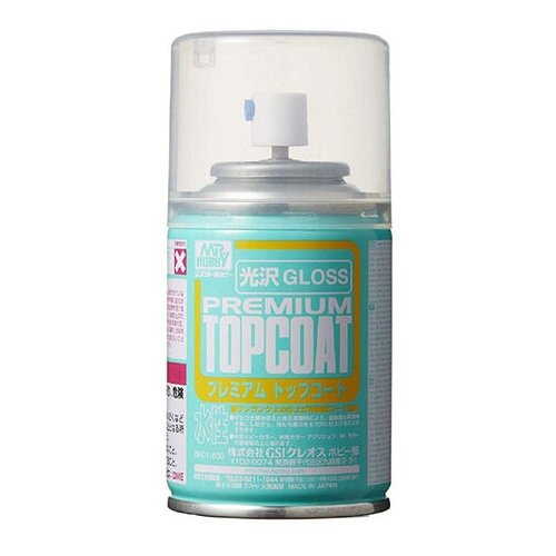 Лак- спрей Mr. Premium TopCoat Gloss Spray 88 мл (глянцевый) B-601