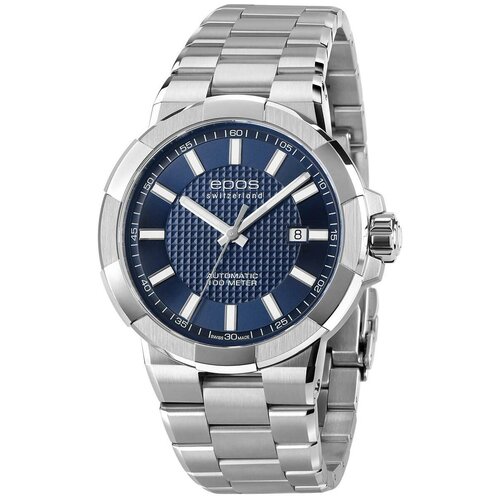 Наручные часы Epos Sportive, серебряный, синий