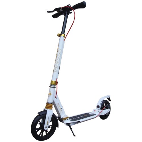 фото Детский городской самокат sportsbaby city scooter disk ms-108, белый