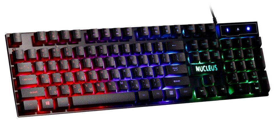 Игровая клавиатура мультимедийная Smartbuy RUSH Nucleus USB SBK-320G-K черная