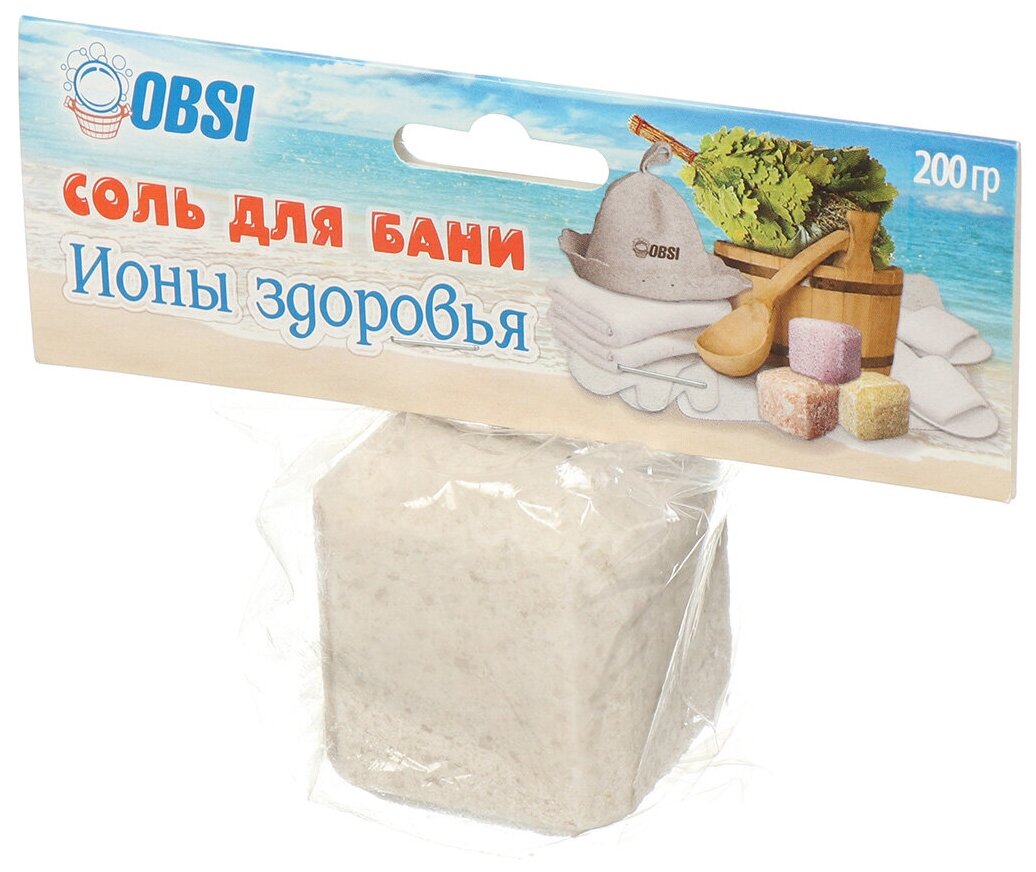 Соляная плитка OBSI Ионы здоровья 130221, 200 г