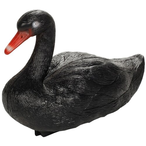 Лебедь-фигура А064 38*17*28 черный Т-С