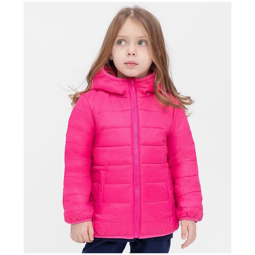 фото Куртка демисезонная розовая button blue, цвет розовый, размер 158