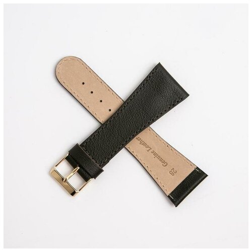 фото Ремешок для часов, мужской, 28 мм, натуральная кожа, коричневый straps