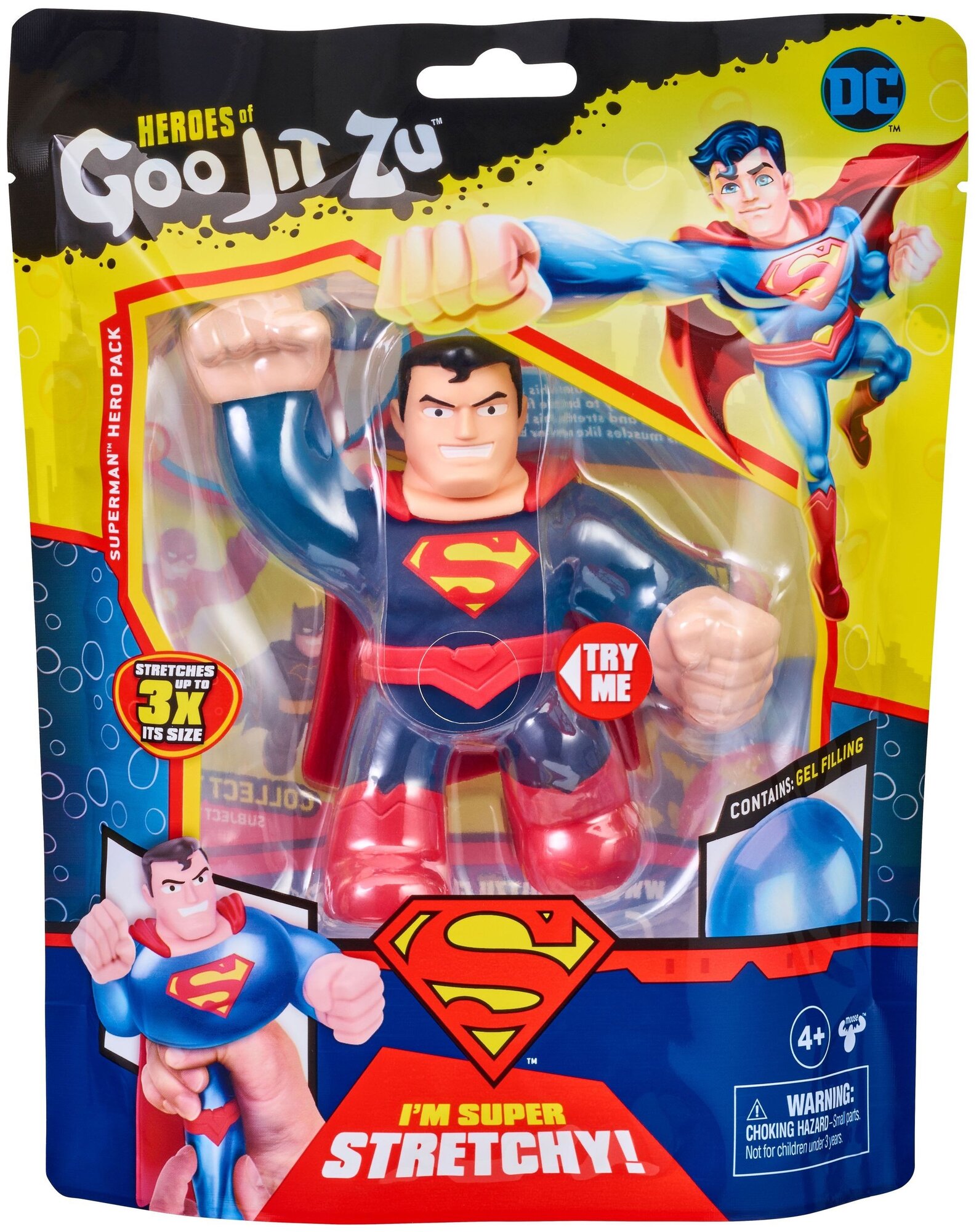 GooJitZu Фигурка "Супермен" тянущаяся, 13 см - фото №2