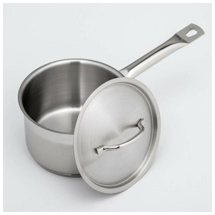 фото Сотейник, 2 л, d=16 см, h=10 см, тройное дно, индукция