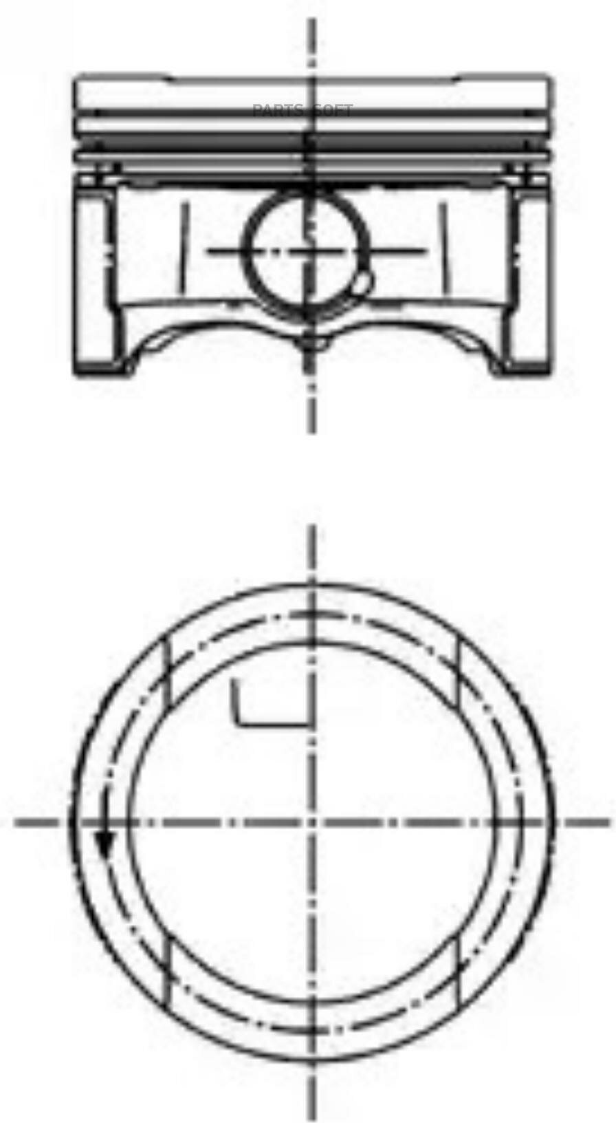 KOLBENSCHMIDT 99792600 Поршень