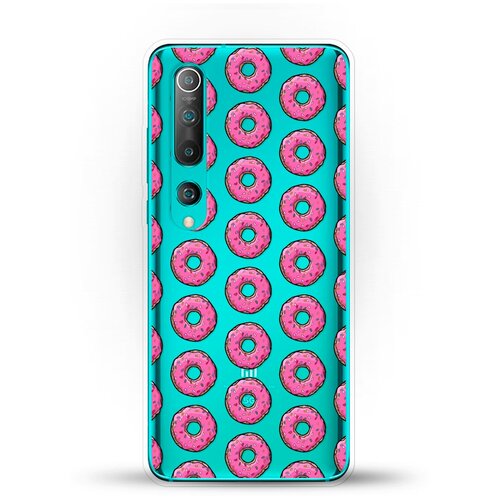 фото Силиконовый чехол пончики на xiaomi mi 10 andy & paul