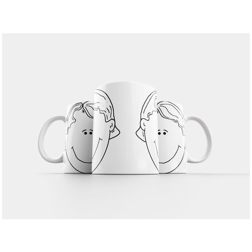 фото Кружка "мальчик, голова, лицо" 320 мл lotsprints