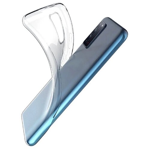 фото Ультратонкий силиконовый чехол для телефона honor x10 / прозрачный защитный чехол для смартфона хонор икс 10 / premium силикон накладка с протекцией от прилипания / ультратонкий премиум силикон (прозрачный) life style