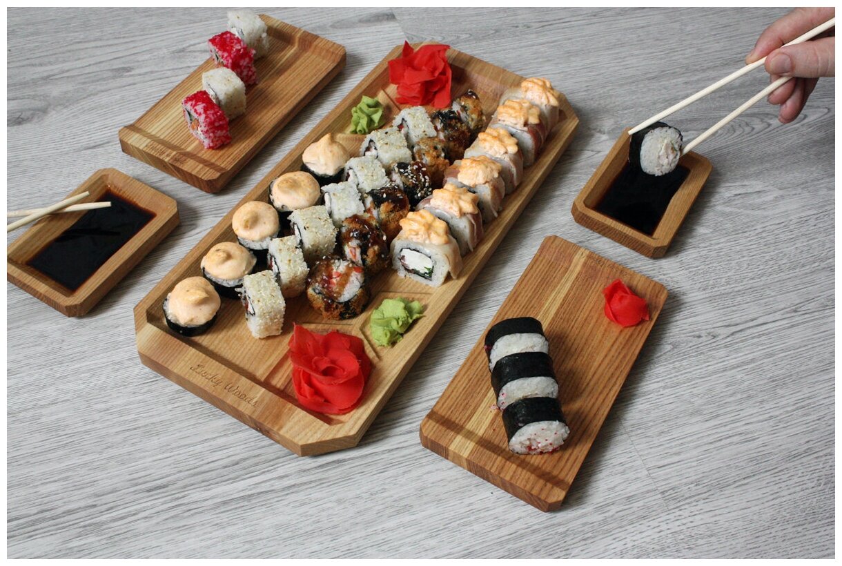 Столик наборы для суши фото 15