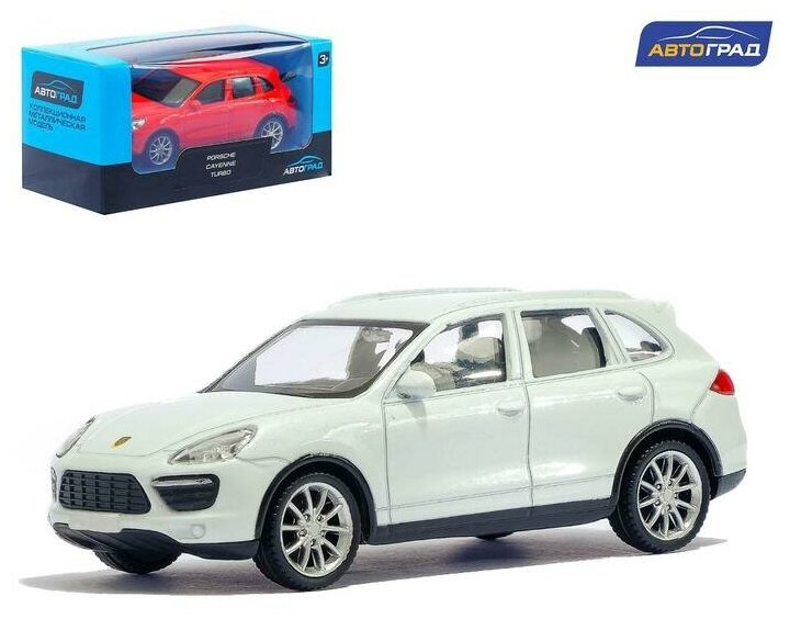 Машина металлическая PORSCHE CAYENNE TURBO 1:43 цвет красный 3098614