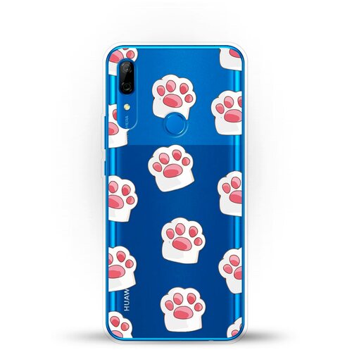 фото Силиконовый чехол лапки на huawei p smart z andy & paul