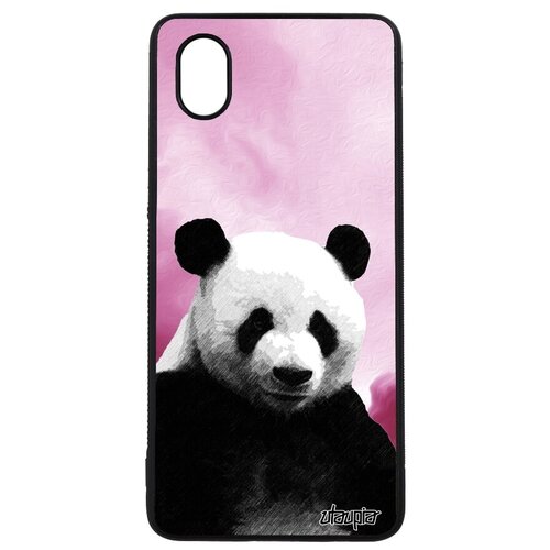 фото Чехол на смартфон // samsung galaxy a01 // "большая панда" малыш тибет, utaupia, розовый