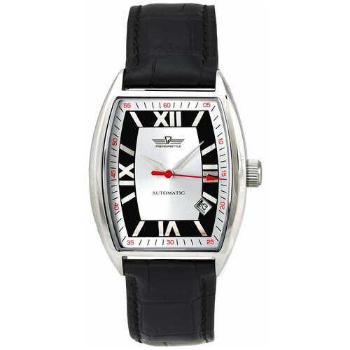 Наручные часы Полет-Хронос Мужские механические часы Полёт 8215/467.1.166 с автоподзаводом, серебряный, белый