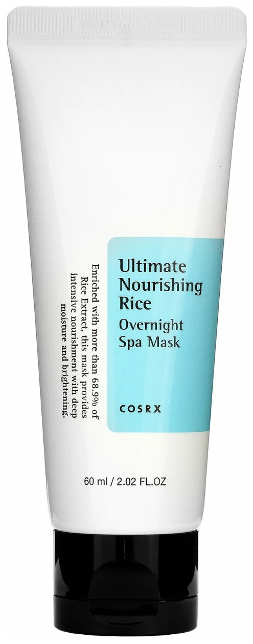 COSRX Ночная маска с экстрактом риса Ultimate Nourishing Rice Spa Overnight Spa Mask, 100 г, 60 мл