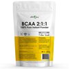 Аминокислоты БЦАА восстановление, рост мышц Atletic Food 100% Pure BCAA Instant 2:1:1 - 500 грамм, без вкуса - изображение