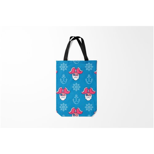 фото Сумка-шоппер / 31х42 см / популярные иллюстрации / пираты пиратский арт burnettie