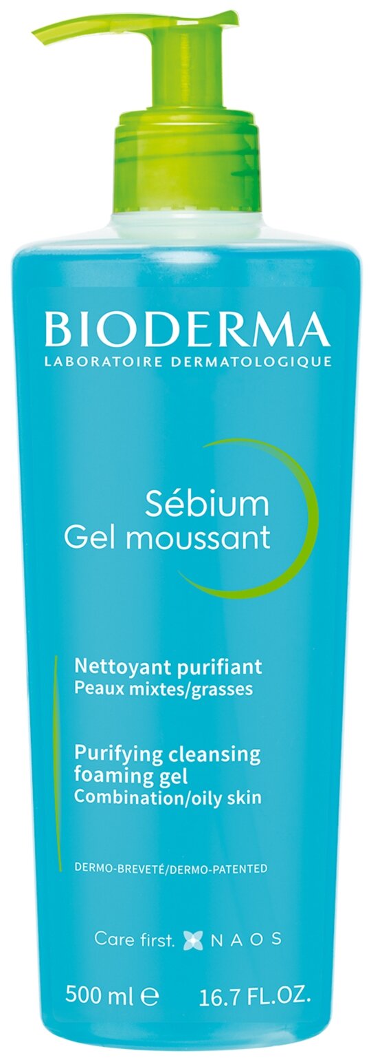 Bioderma Очищающий гель Себиум, 200 мл (Bioderma, ) - фото №1