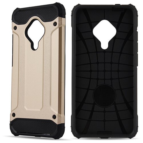 фото Чехол-бампер mypads для vivo v17 противоударный усиленный ударопрочный золотой