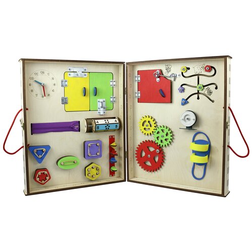 деревянные игрушки kampfer бизи чемодан big book Бизи-чемодан Kampfer Big Book