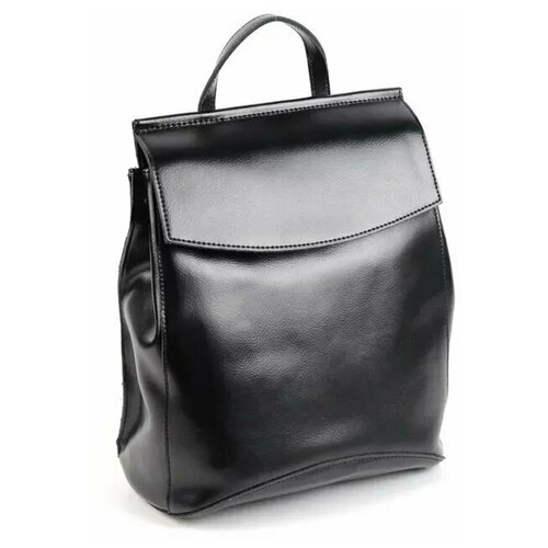 фото Женский кожаный рюкзак 8504-220 блек (106408) fuzi house