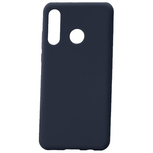 фото Чехол на huawei p30 lite kruche silicone plain midnight blue кruче