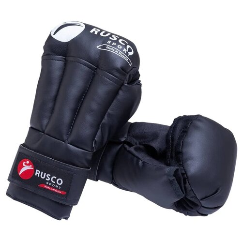 Перчатки для Рукопашного боя Rusco Sport черные (8 oz) перчатки rusco sport для рукопашного боя классик красные 8 oz