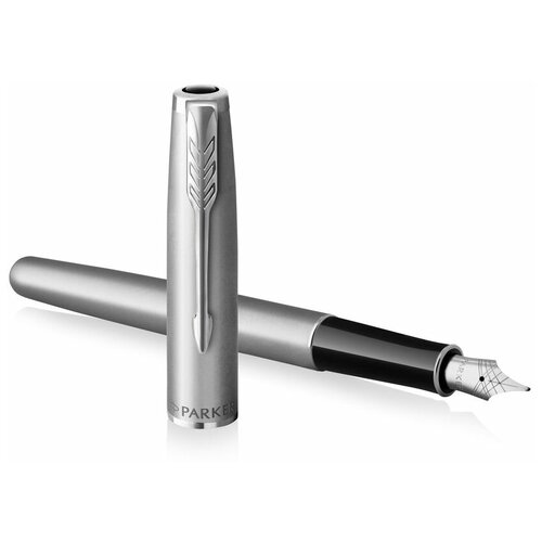 Ручка перьев. Parker Sonnet Essential Sandblast F546 2146873 Stainless Steel CT F сталь нержавеющая