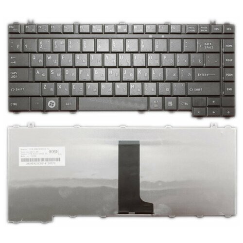 Клавиатура для ноутбука Toshiba Satellite L515 черная 110000₽