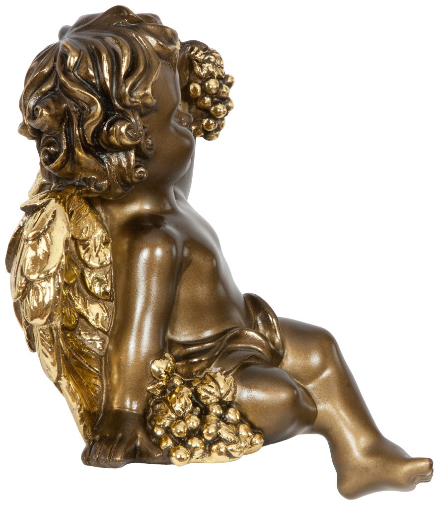 Статуэтка Bogacho Ангел с виноградом бронзовый