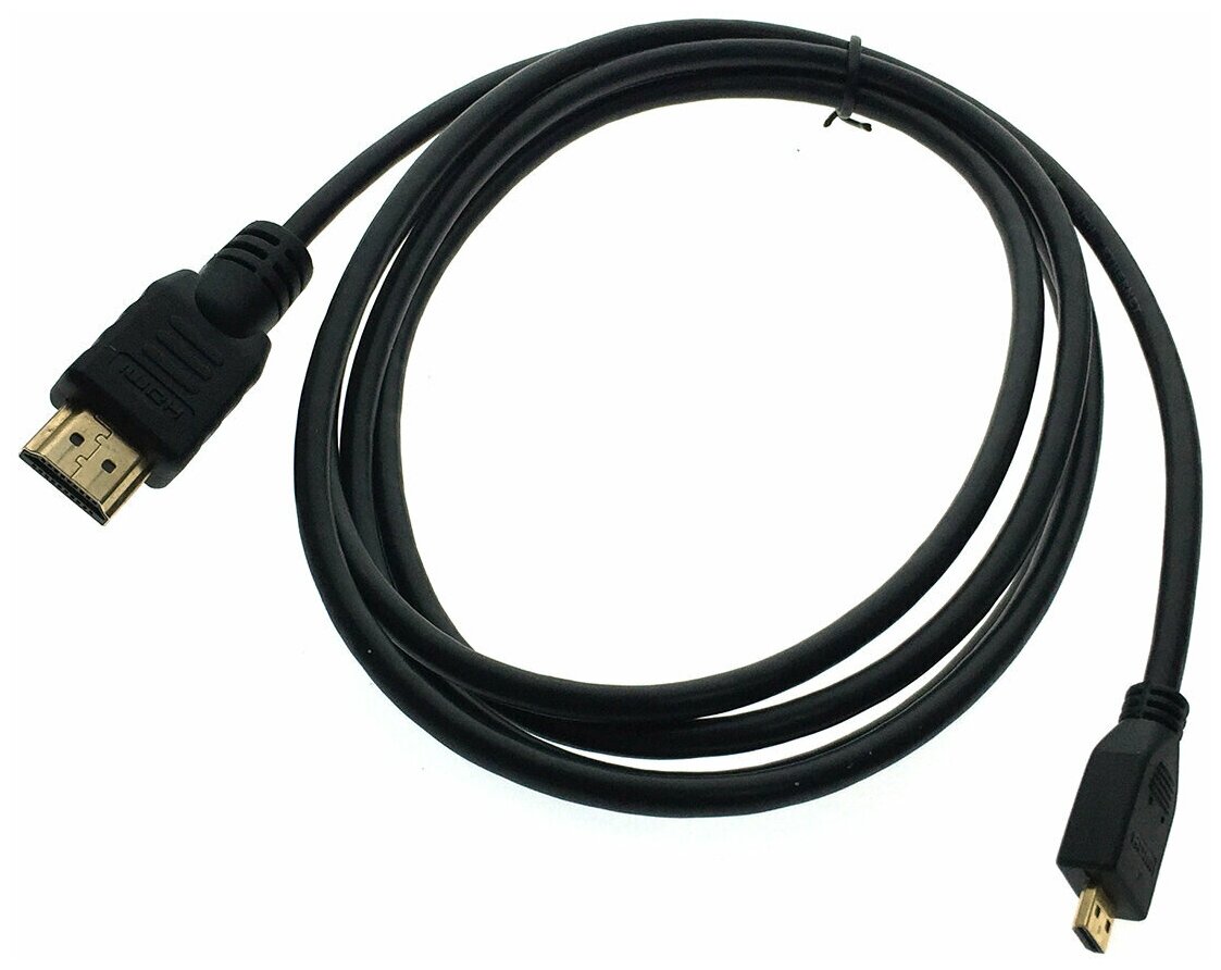 Кабель micro HDMI 19 Male to HDMI 19 Male, 1.8m, V1.4, EmcHDM19-HDMI19