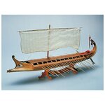 Сборная модель корабля Amati (Италия), греческая бирема Greek Bireme, Масштаб 1:35, AM1404-RUS - изображение