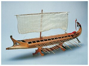 Фото Сборная модель корабля Amati (Италия), греческая бирема Greek Bireme, Масштаб 1:35, AM1404-RUS