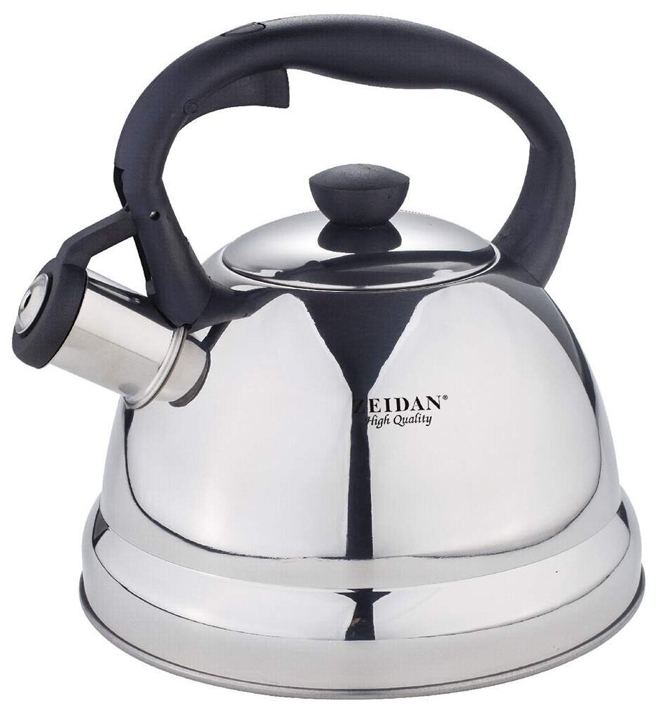 фото Чайник со свистком ZEIDAN 2 литра из нержавеющей стали для газовой, электрической и индукционной плиты